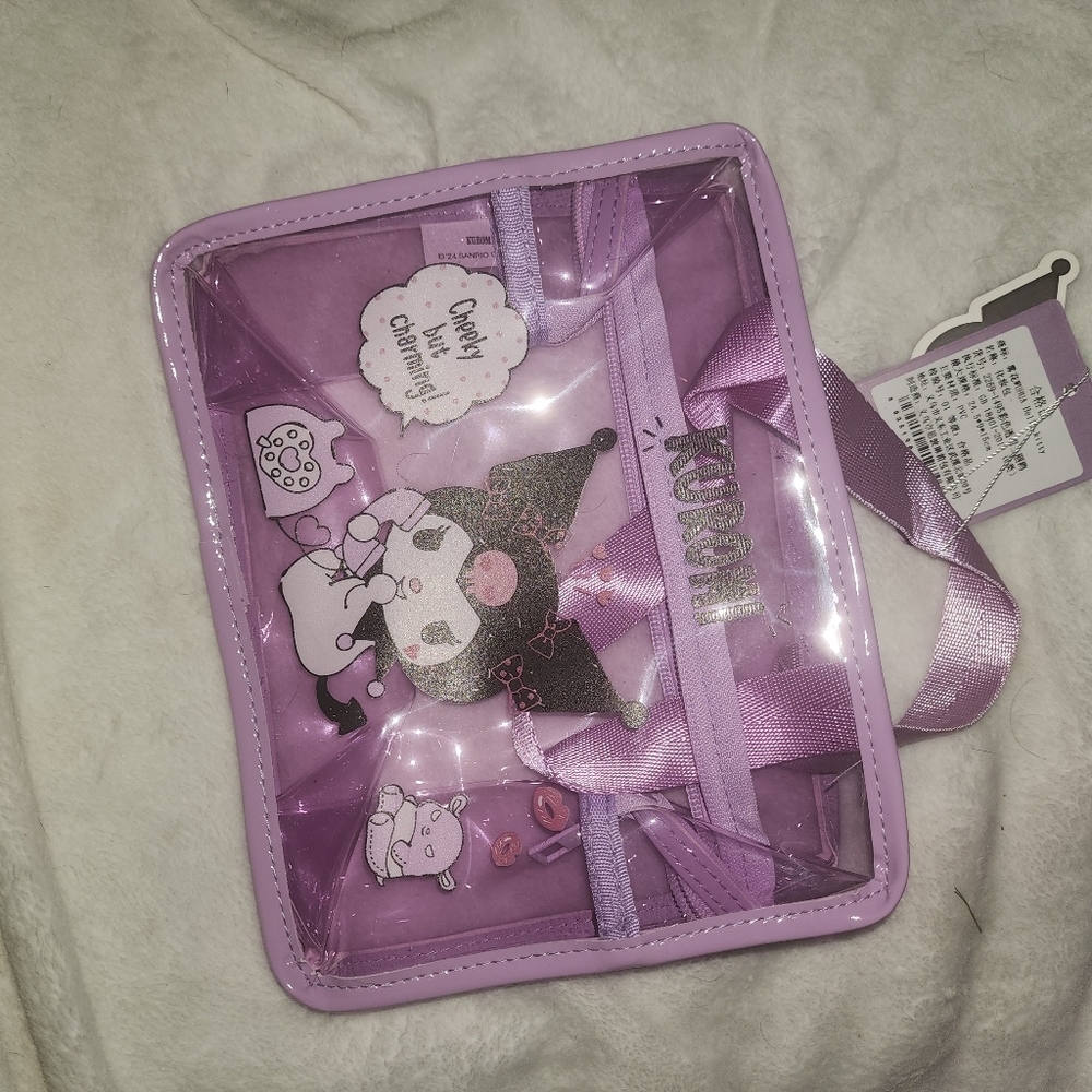 Kuromi makeup bag